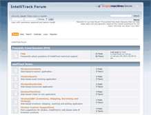 Tablet Screenshot of forum.intellitrack.net